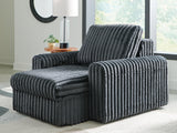 Chalmers Gunmetal Power Gliding Chaise