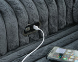 Chalmers Gunmetal Power Gliding Chaise