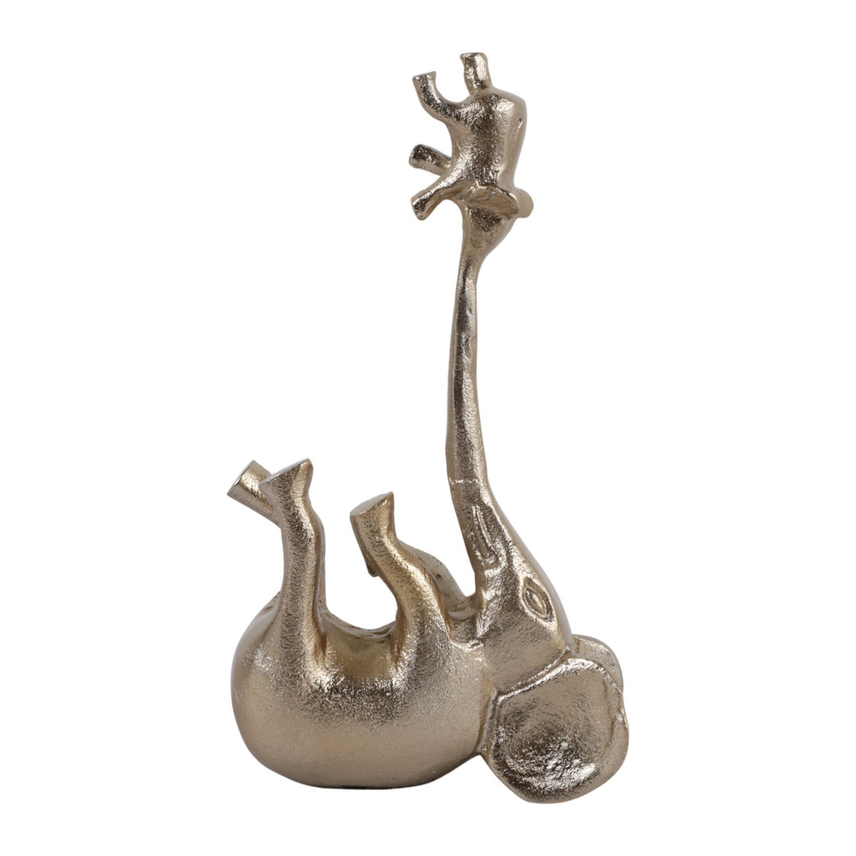 Nelson Gold Baby and Parent Elephants Playing