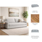 Romanton Gray/White Sofa