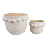 Castonburn White Planters (Set of 2)