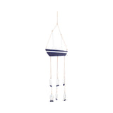 Camulos Multicolor Wood Sailboat with Hanging Fish
