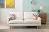 Bahamas Beige 70"W Linen Sofa