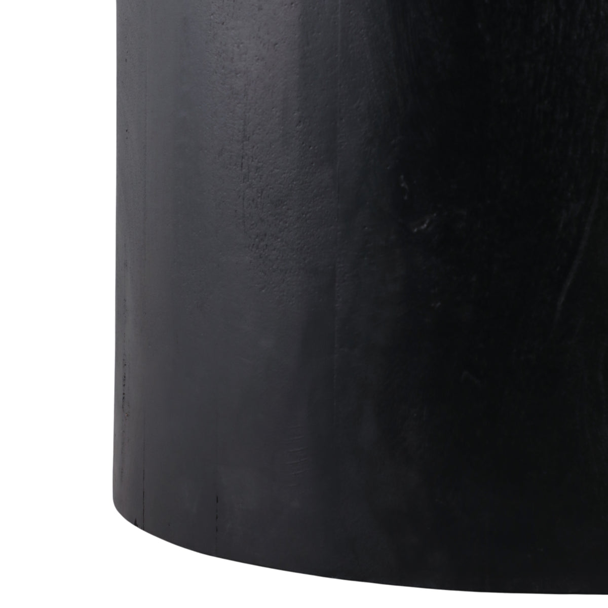 Johnsville Black/White Marble Inlay Round Accent Table