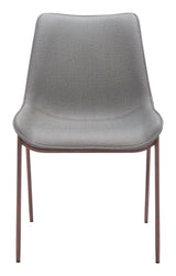 Magnus Slate Gray & Walnut Dining Chair (Set of 2)