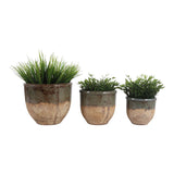 Hayfordway Green/Brown Terracotta Planter Pots (Set of 3)