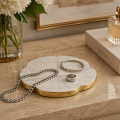 Axelside White/Gold Tray