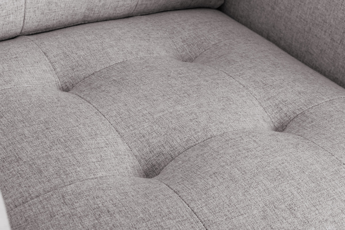 Victoria Beige 33.5"W Linen Armchair
