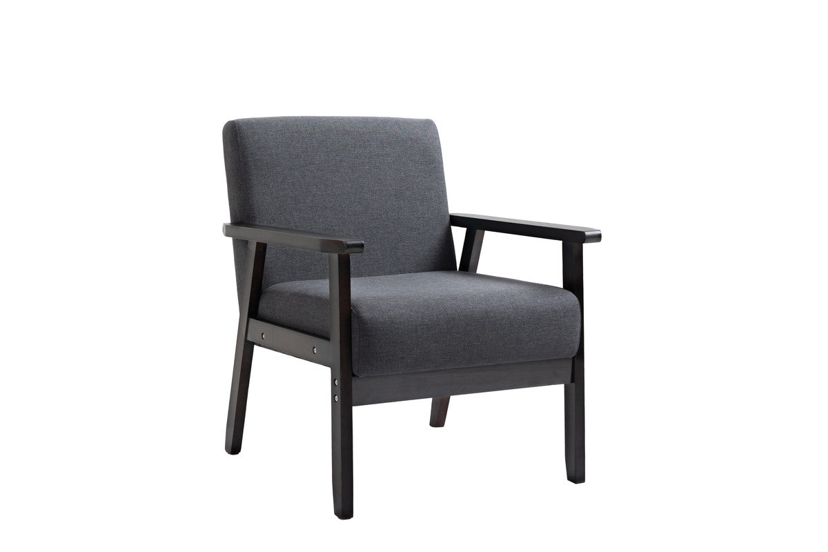 Bahamas Dark Gray 70"W Linen Sofa & Chair Set