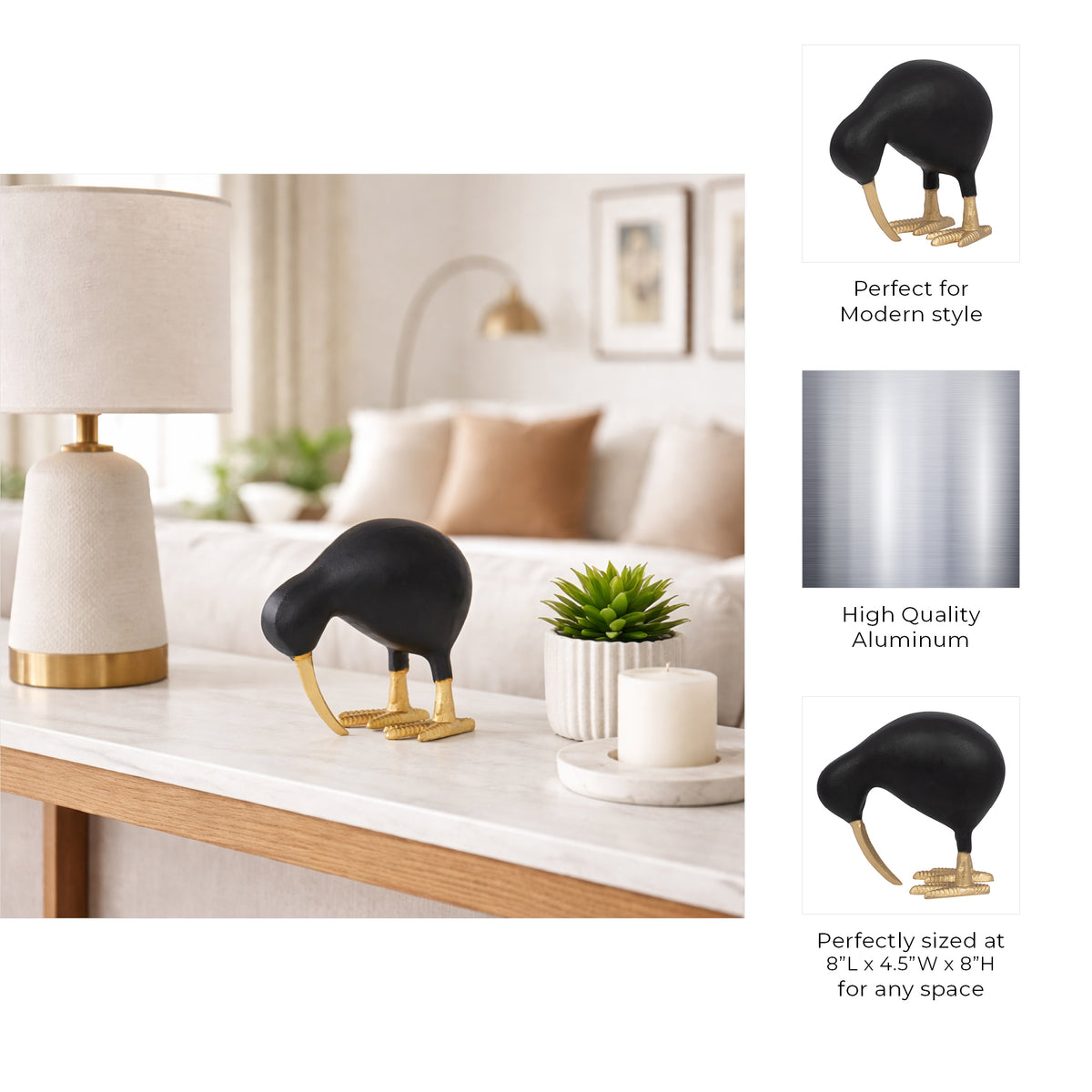Felixlake Black/Gold Decor