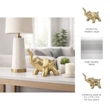 Bealville Gold Metal Decorative Baloon Elephant