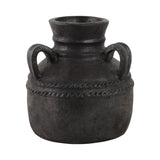 Noelwind Black Large Terracotta Triple Handle Jug