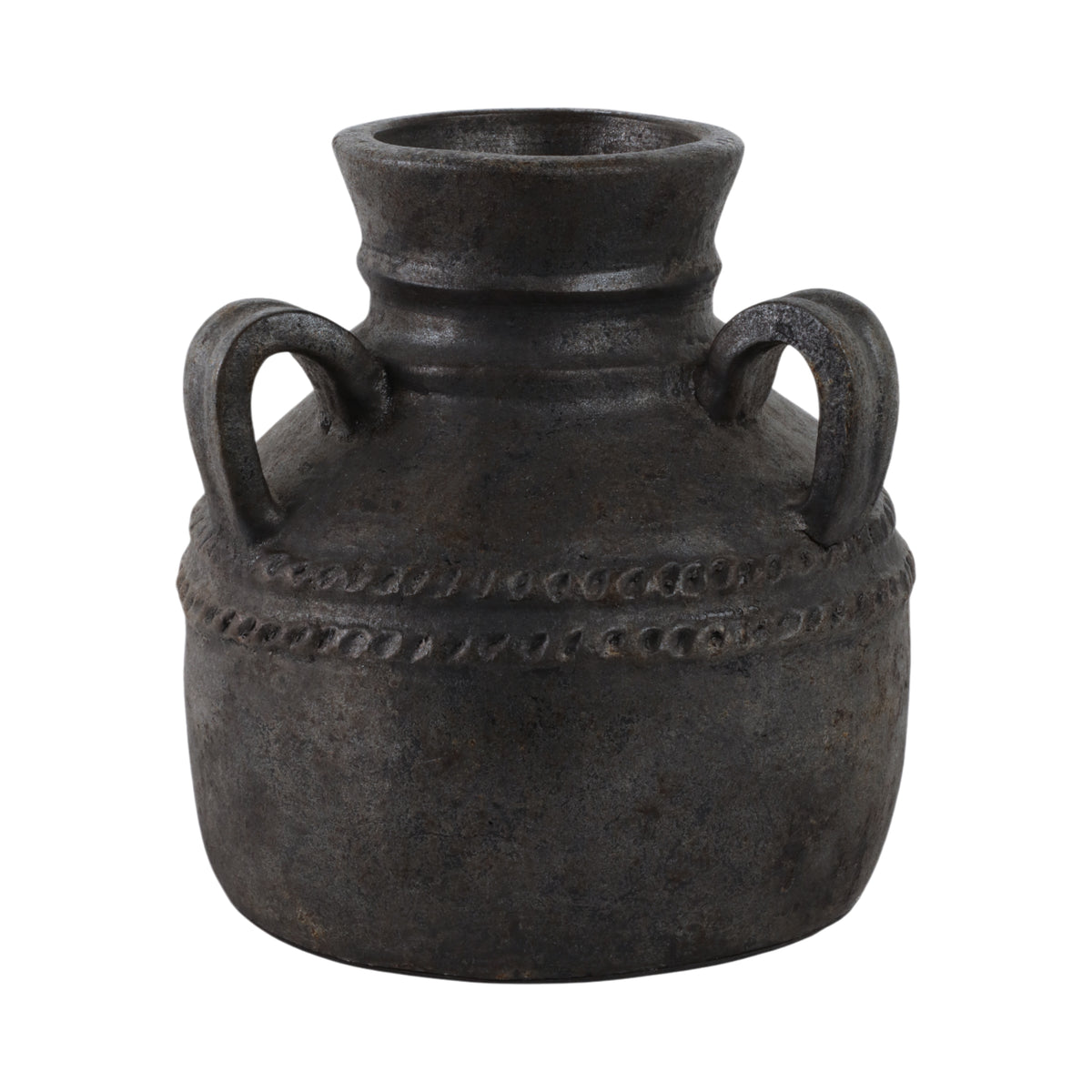 Noelwind Black Large Terracotta Triple Handle Jug
