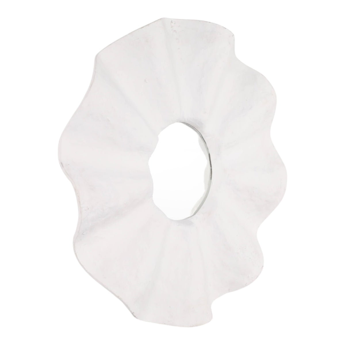 Cornell White Paper Mache Mirror