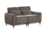 Valentina Gray 62"W Chenille Loveseat