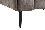 Valentina Gray 62"W Chenille Loveseat