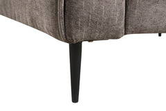 Valentina Gray 38.5"W Chenille Chair