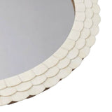 James Ivory Scallop Resin Tile Mirror