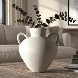 Burtonholm Ivory Terracotta Organic Jug with Handles