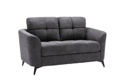 Callie Gray Woven Fabric Sofa, Loveseat & Chair Set