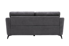 Callie Gray 79"W Woven Fabric Sofa