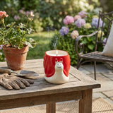 Beckettburn Red/Ivory Candle
