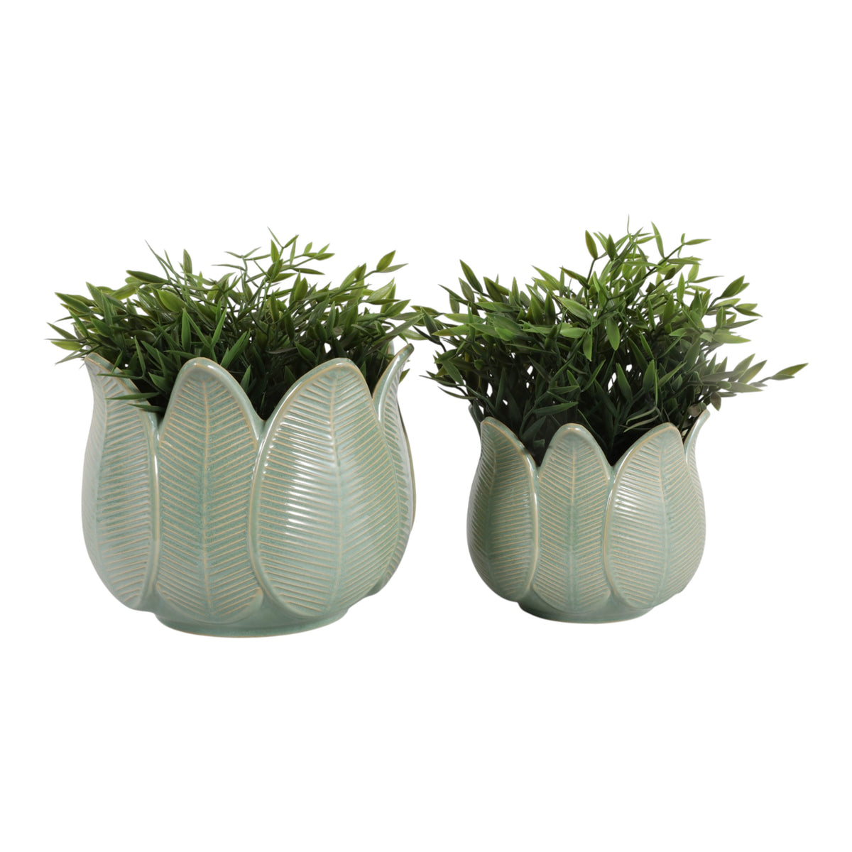 Bradyridge Green Small Planters (Set of 2)