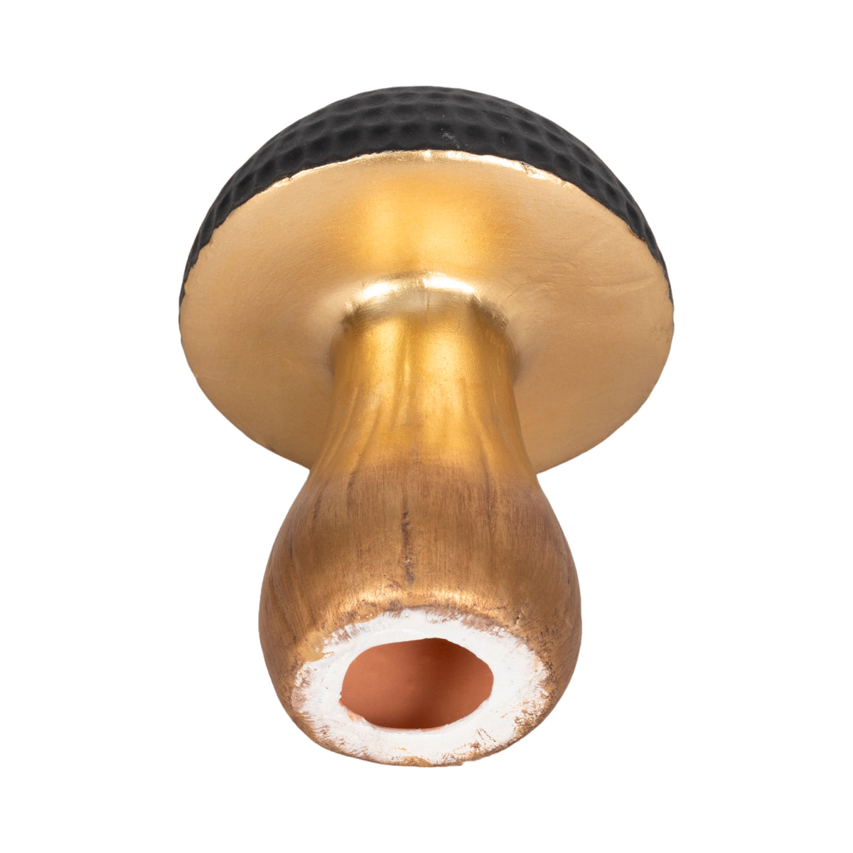 Rossi Black/Gold Hammered Top Mushroom