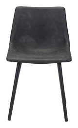 Daniel Vintage Black Dining Chair (Set of 2)