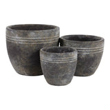 Edgegate Brown Planters (Set of 3)