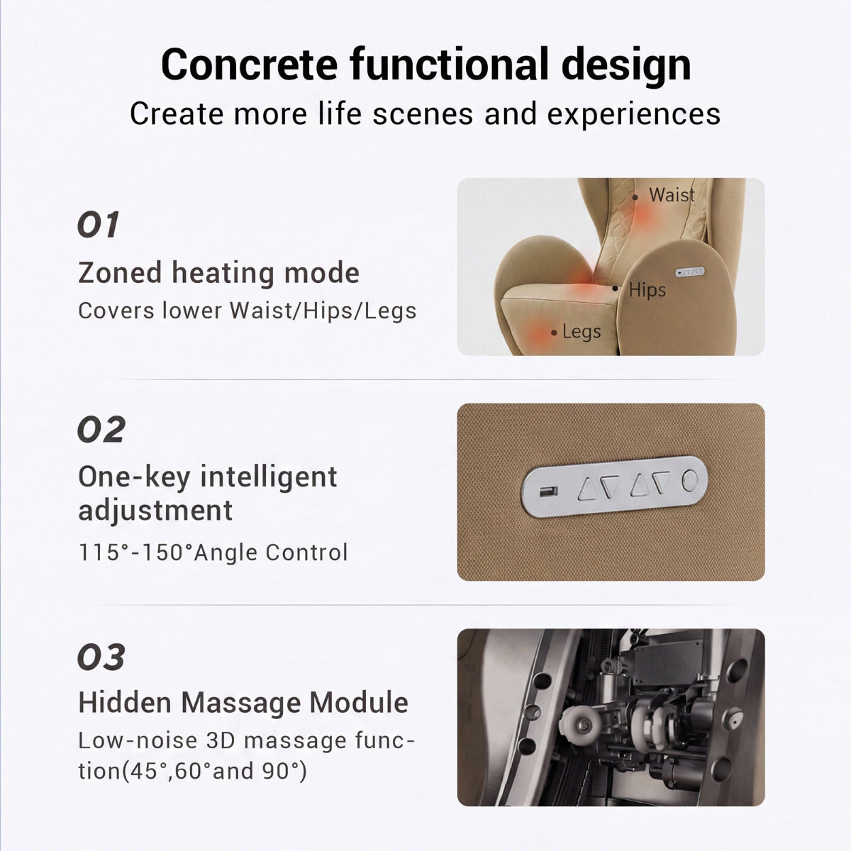 NOUHAUS Luna Zero Gravity Massage Chair