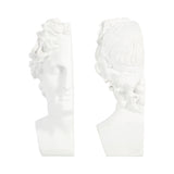 Pond White Resin Greek Goddess Bookends (Set of 2)