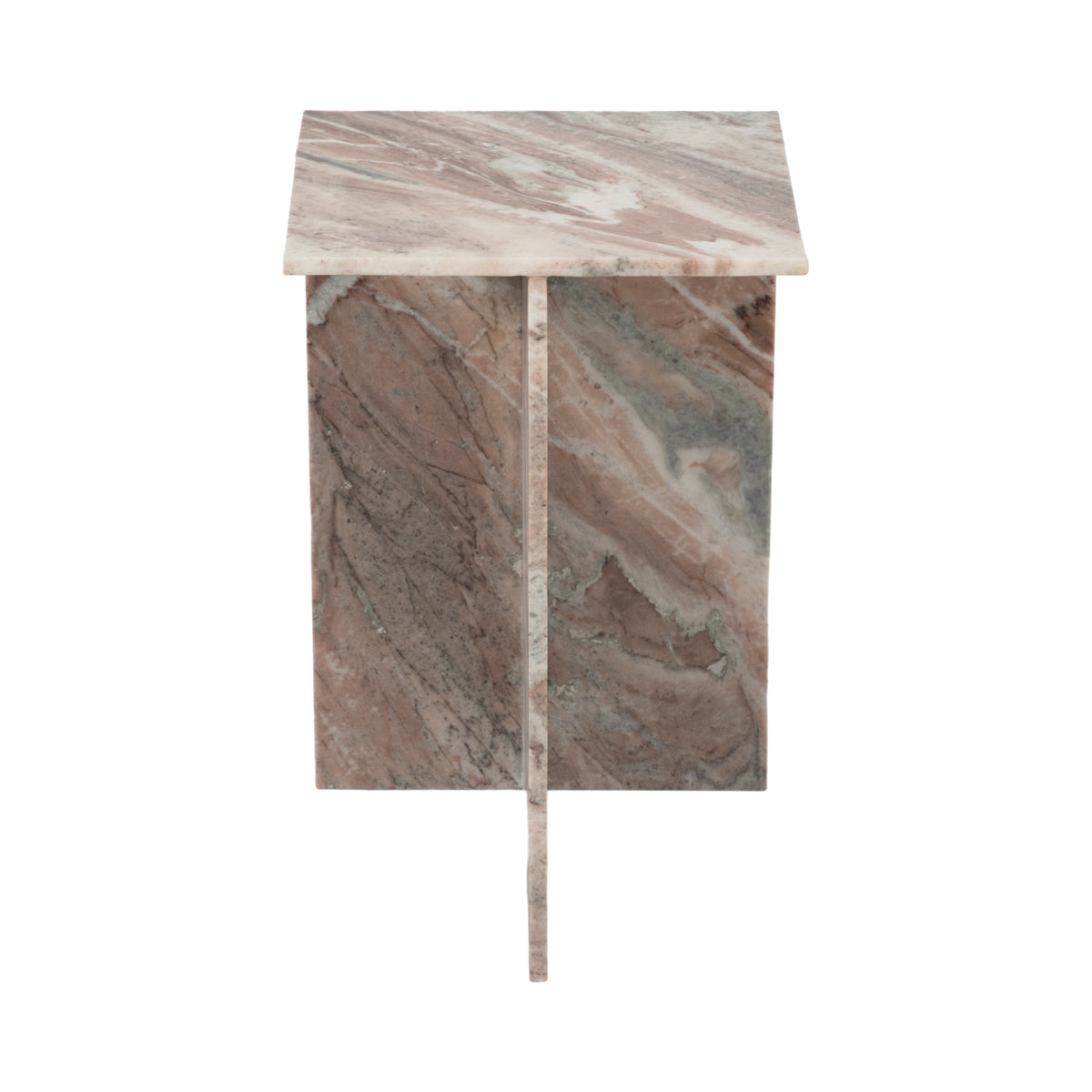 Lenwood Brown Torrento Marble Accent Table