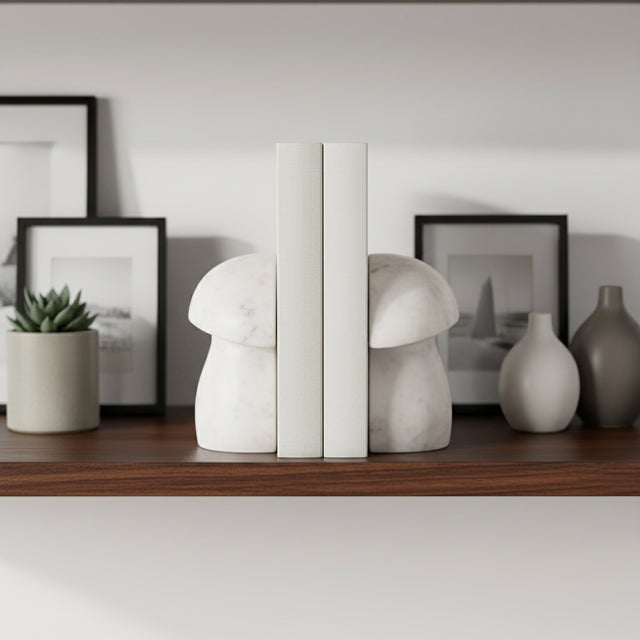 Chasevale White Bookends (Set of 2)
