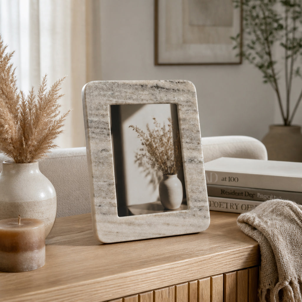 Randsburg Beige Large Marble Photo Frame