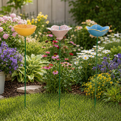 Fordgate Blue/Yellow Garden Accessories (Set of 3)