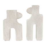 Midland White Ecomix Abstract Vase