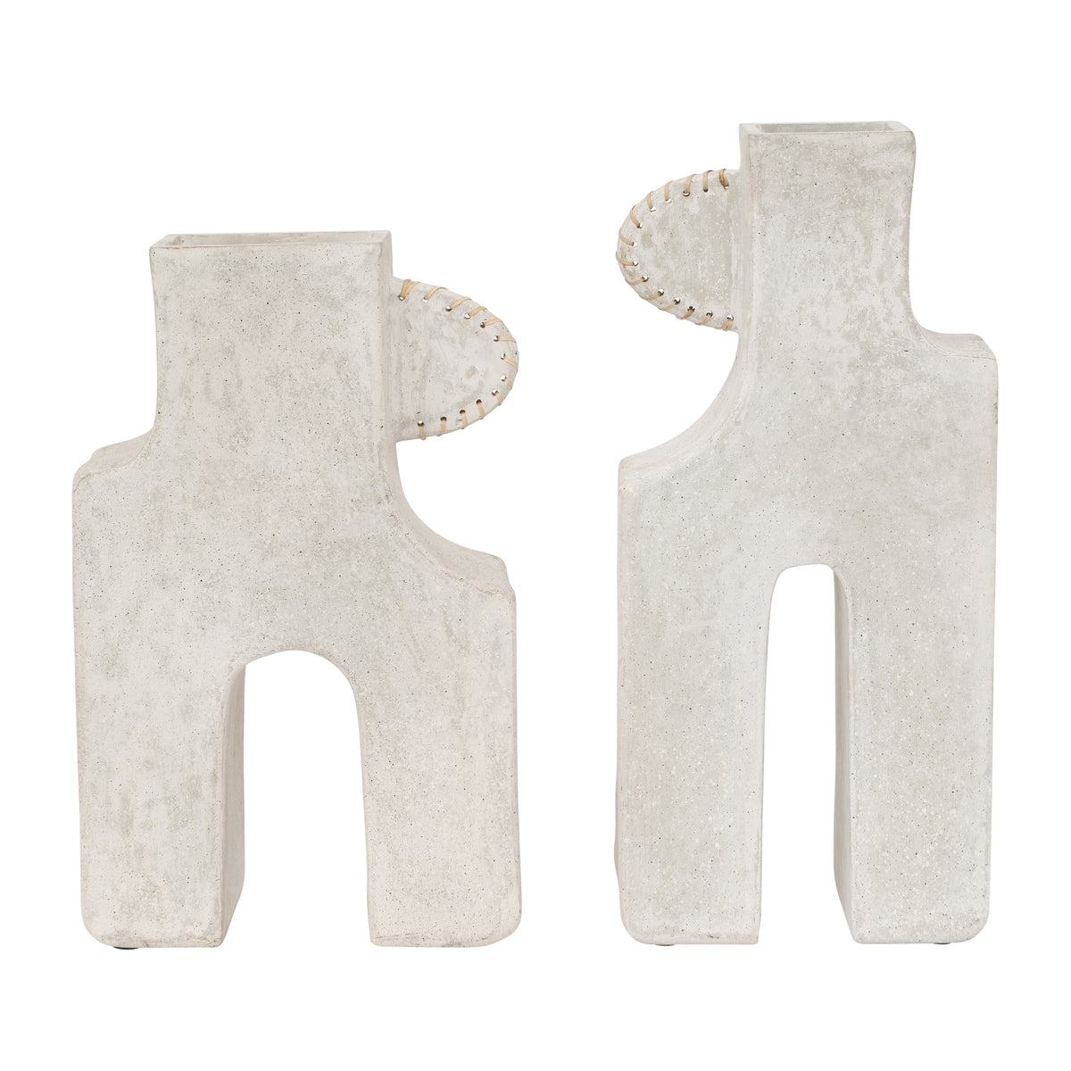 Midland White Ecomix Abstract Vase