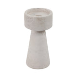 Carlin White Small Candle Holder
