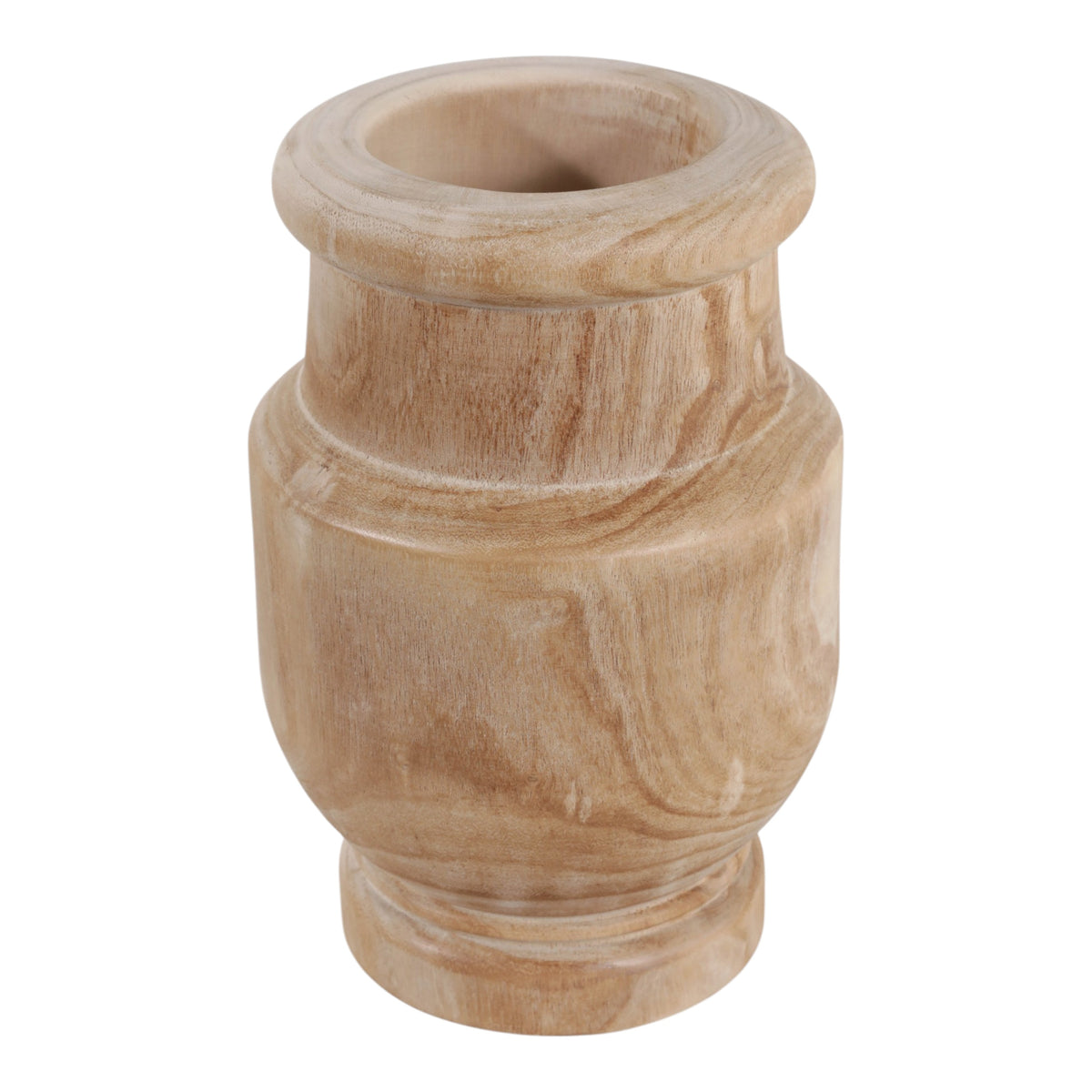 Menifee Natural Traditional Wood Vase