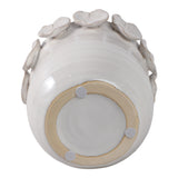 Old Adobe Ivory Wood Sage and Sea Salt Applique Candle