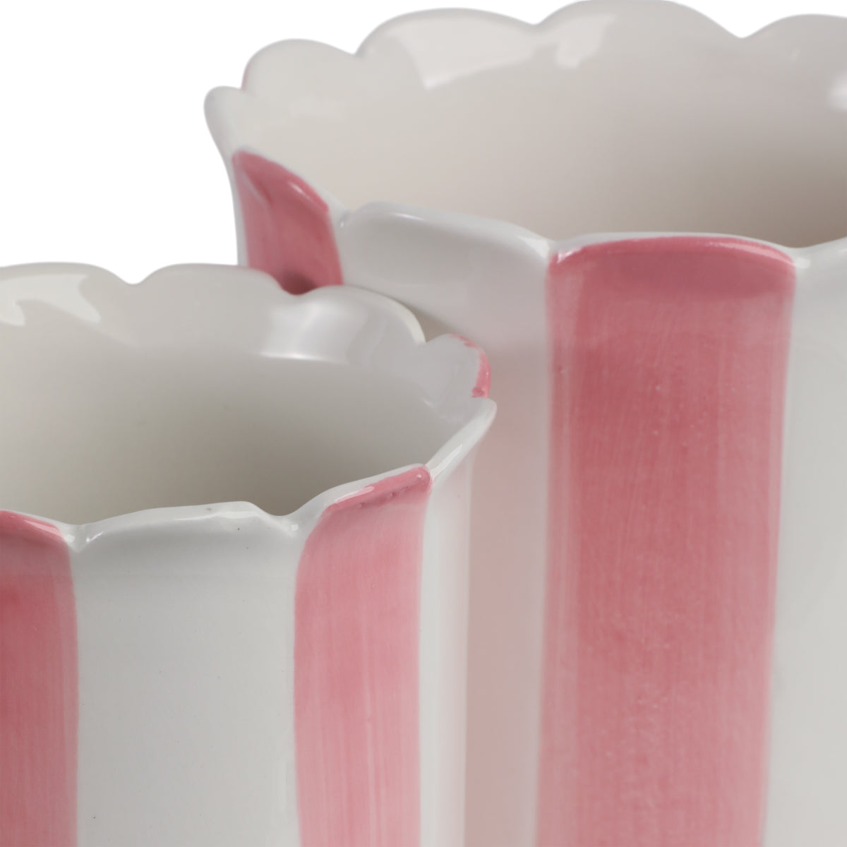 Rafeshaw Pink/White Planters (Set of 2)