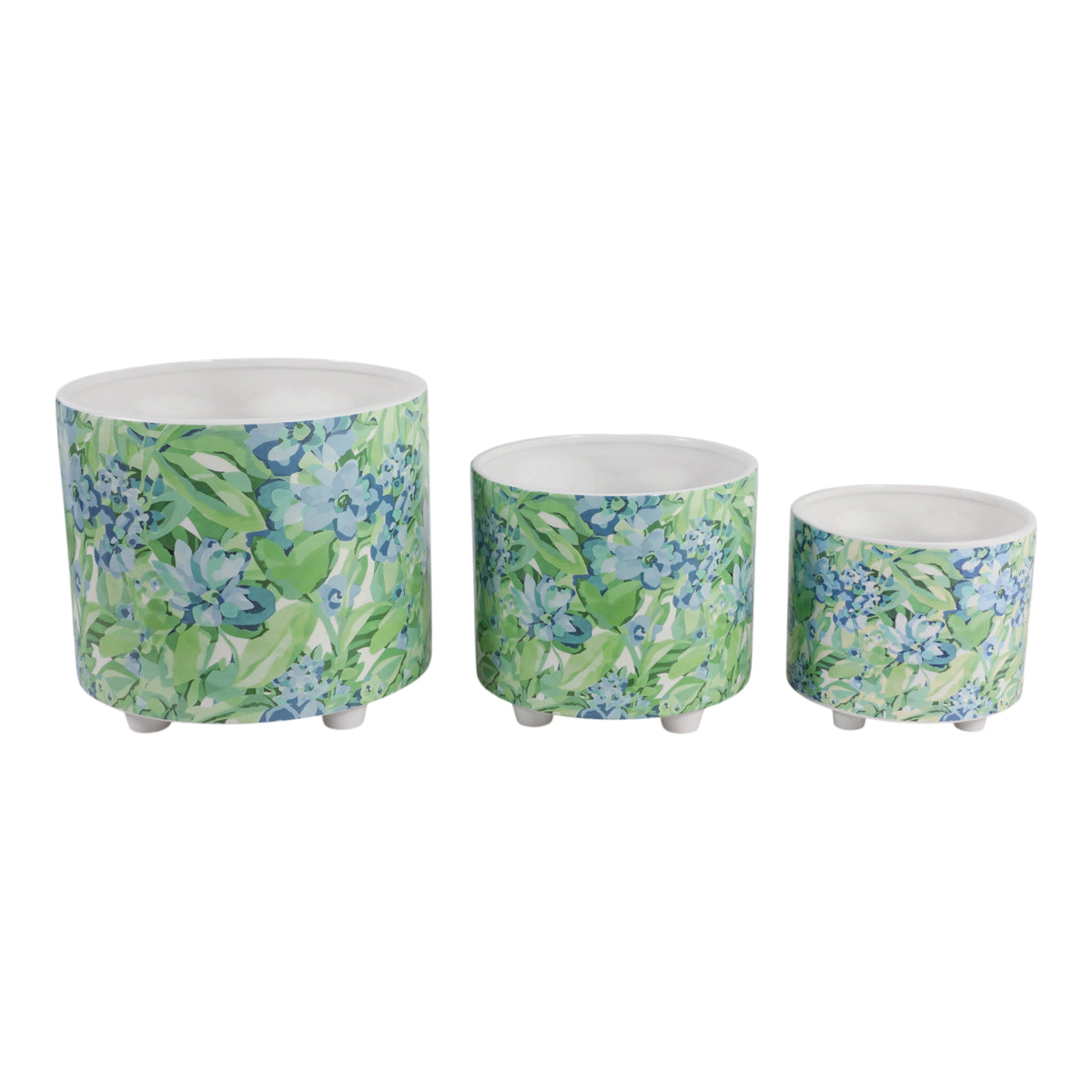 Harmonwind Blue/Green Planters (Set of 3)
