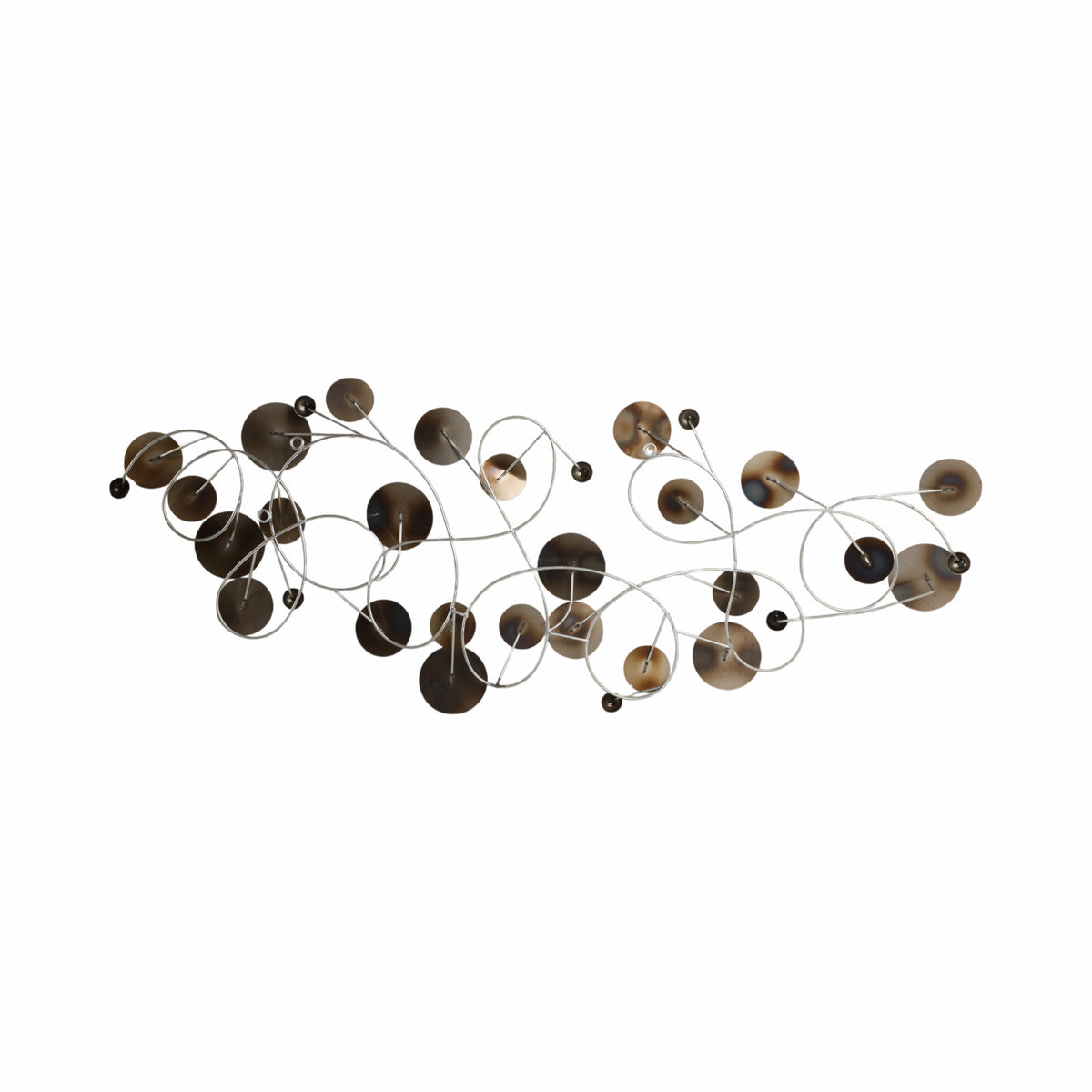 Linden Multicolor Small Discs Metal Wall Decor