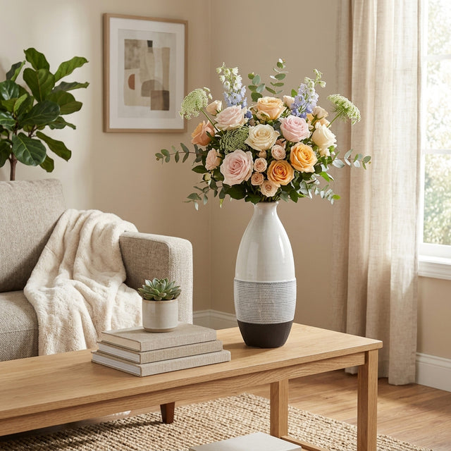Daleywick Gray/Black Large Vase
