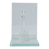 Midvalley Clear Swan Bookends (Set of 2)