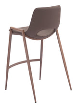 Desi Brown & Walnut Counter Stool (Set of 2)