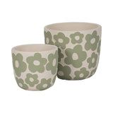 Axelgrove Green Planters (Set of 2)