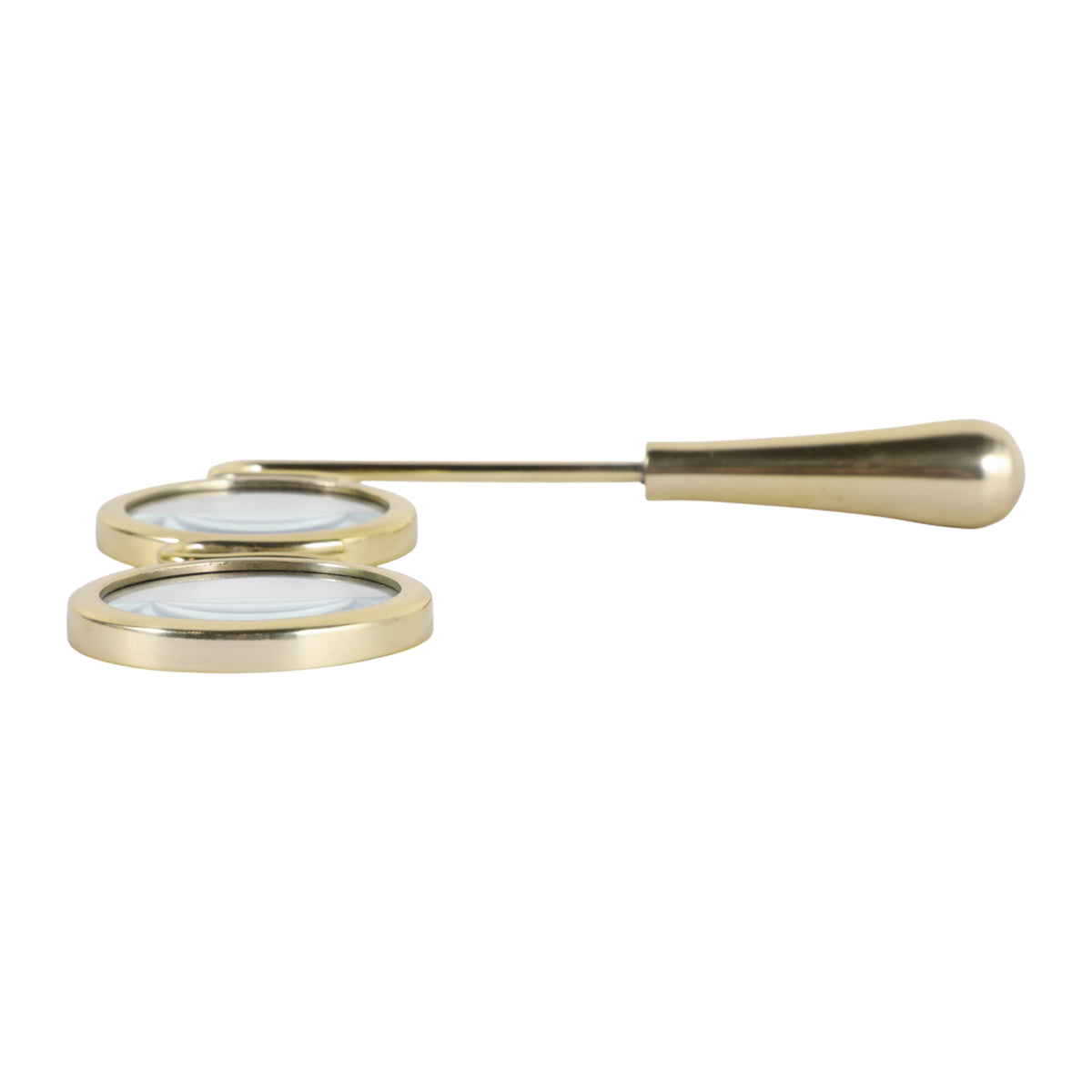 Campbell Gold/Clear Glasses Magnifying Glass