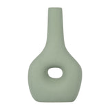 Parkwood Dark Sage Ceramic Open Cut-Out Nomad Vase